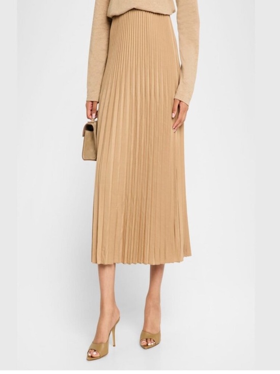 Eileen Fisher Dresses & Skirts - EILEEN FISHER Pleated Wool-Silk Midi Skirt